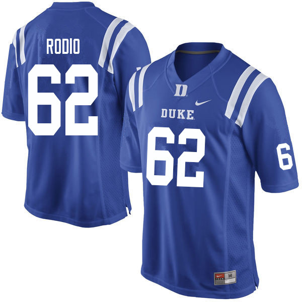 Duke Blue Devils #62 Lee Rodio College Football Jerseys Sale-Blue